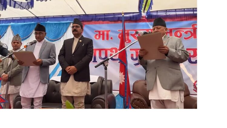 Karnali CM Kandel takes oath to office and secrecy