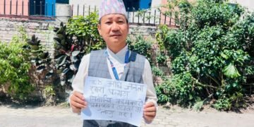 Harka Sampang’s solo performance in Kathmandu