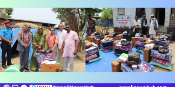 Relief distribution to 12 fire victims of Duhavi and Itahari