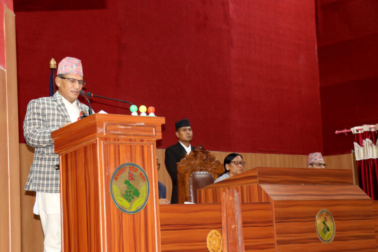 Karnali Province unveils budget of Rs 31.41 billion