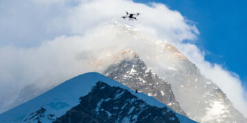 MOUNT QOMOLANGMA-DJI-DRONE DELIVERY TESTS