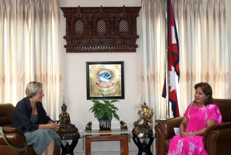 EU Ambassador calls on Foreign Minister Dr Rana