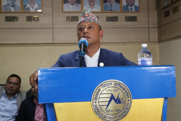Minister Khadka calls for producing adequate electricity for round-the-year consumption