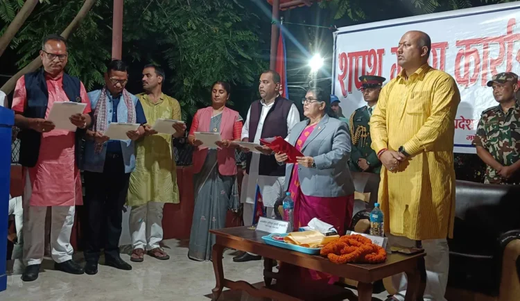 Five new ministers sworn in Madhesh Province