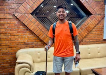 Cricketer Sandeep Lamichhane leaves for Canada
