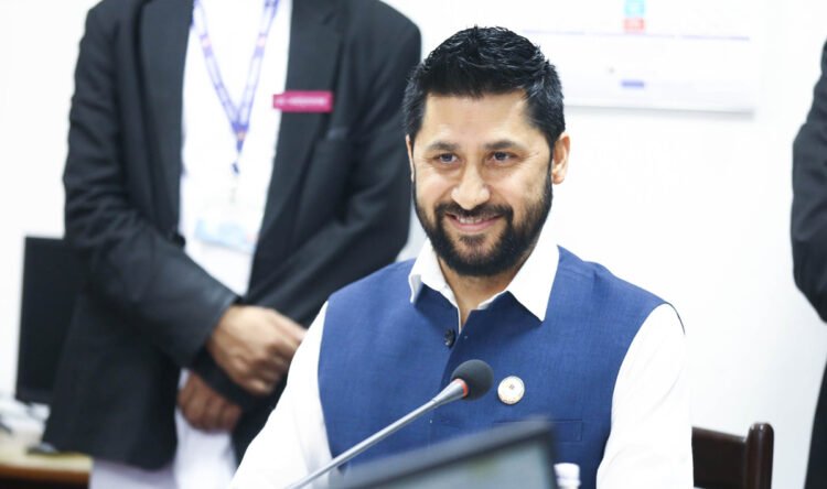 Former Home Minister Lamichhane questioned by parliamentary committee in cooperative fraud investigation