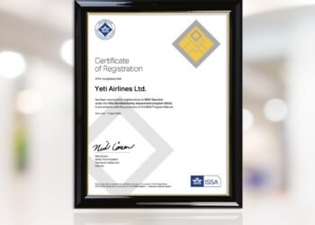 Yeti Airlines achieves international safety standards