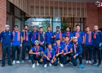 Nepali national cricket team departs for Sri Lanka for ICC World Cup League-2 preparations