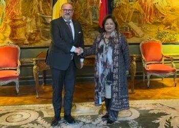 Foreign Minister Rana meets with her Belgium counterpart