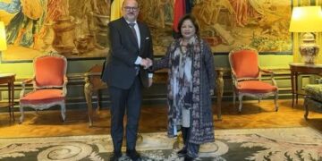 Foreign Minister Rana meets with her Belgium counterpart
