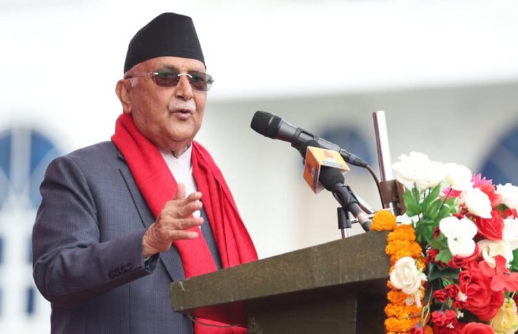PM Oli criticizes Kathmandu municipal police for creating terror on streets