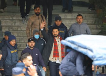 Rabi Lamichhane sent to custody after court statement