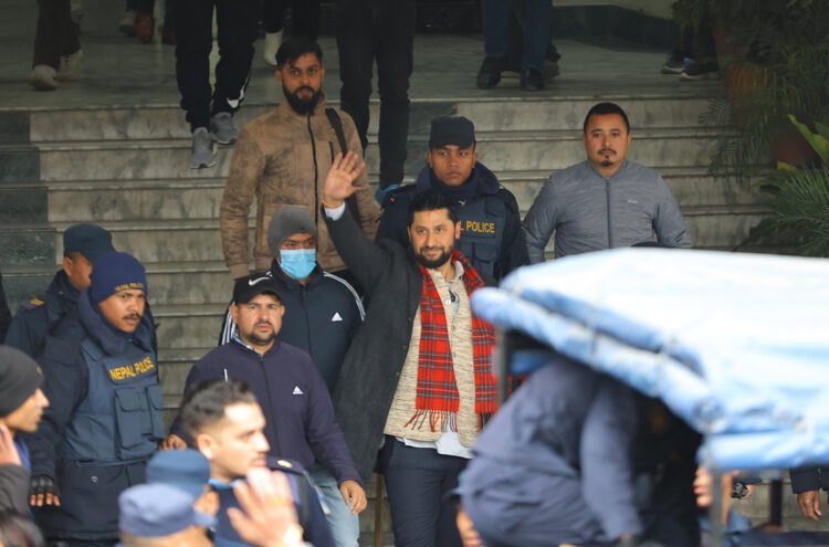 Rabi Lamichhane sent to custody after court statement