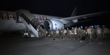 NA Peacekeepers leave for South Sudan