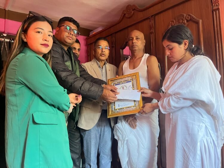 Financial Support from Christianity Works to the family of journalist Suresh Rajak