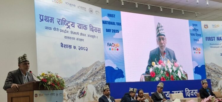 Minister Adhikari calls for organized efforts to protect yaks