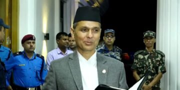 Three ministers sworn in by President Paudel