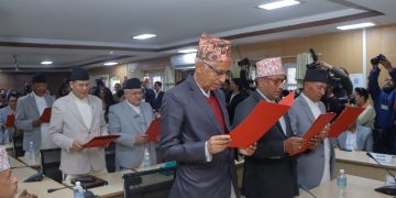 Newly elected NA members take oath