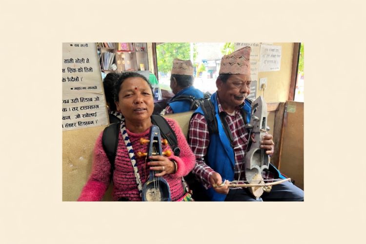 Earning a living through soulful strings of sarangi