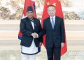 Foreign Minister Khanal meets Chinese official Liu Haixing in Beijing, discusses strengthening ties