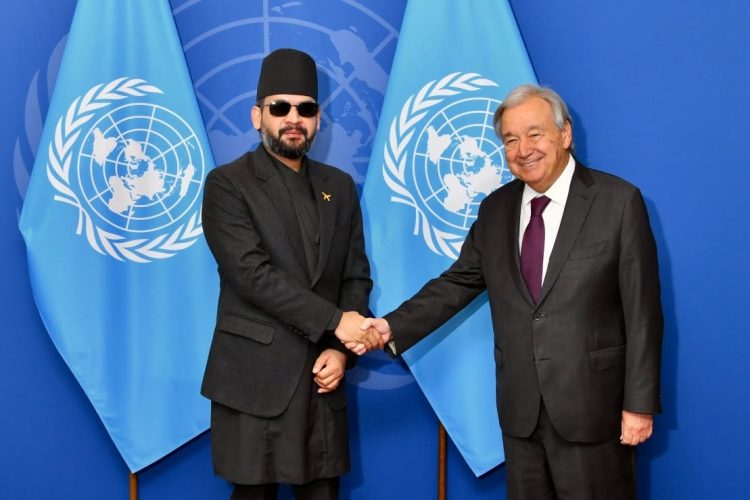 PM Balen Shah, UN Secretary General Guterres discuss Bhote Koshi disaster and climate risks